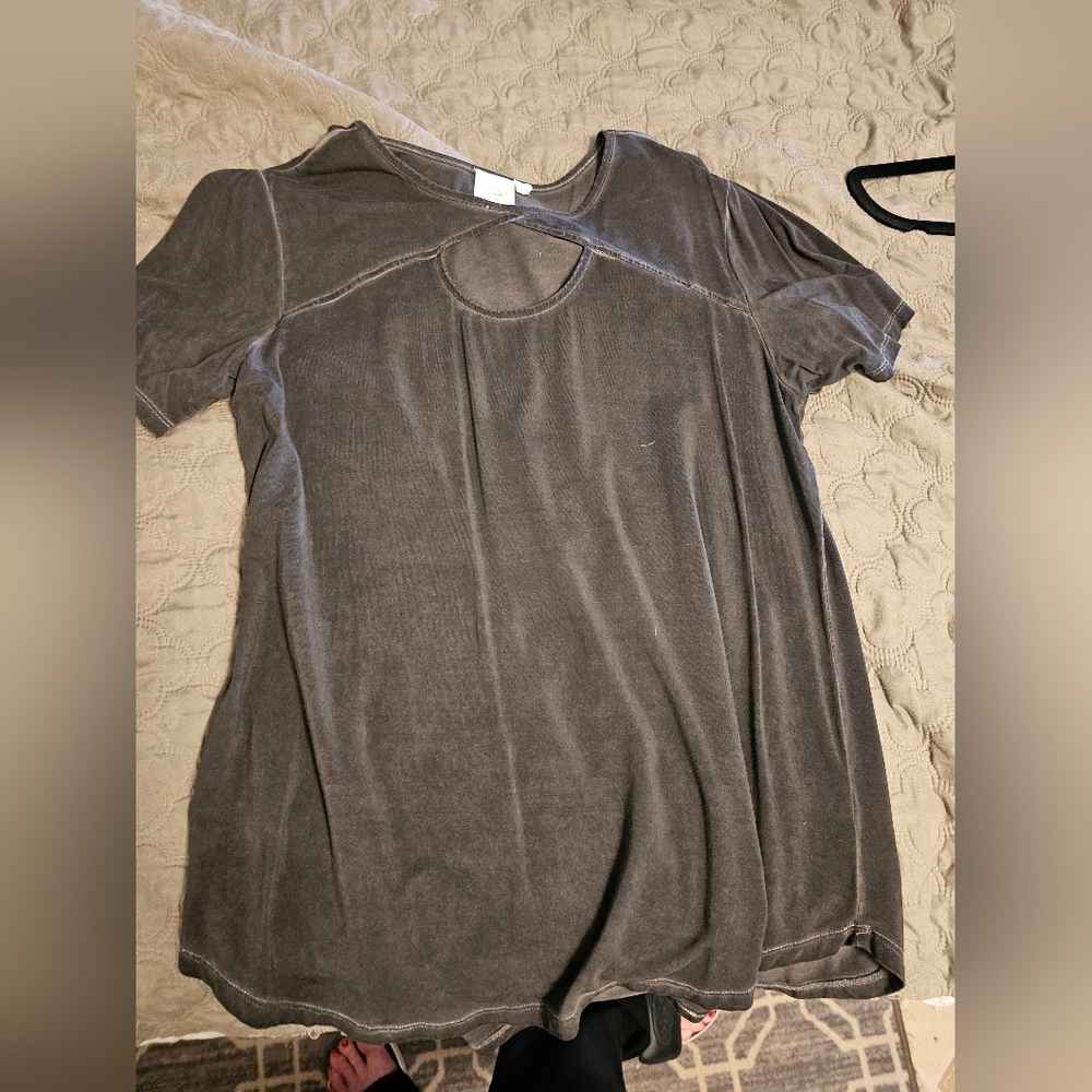 White Crow Gray Women's Top